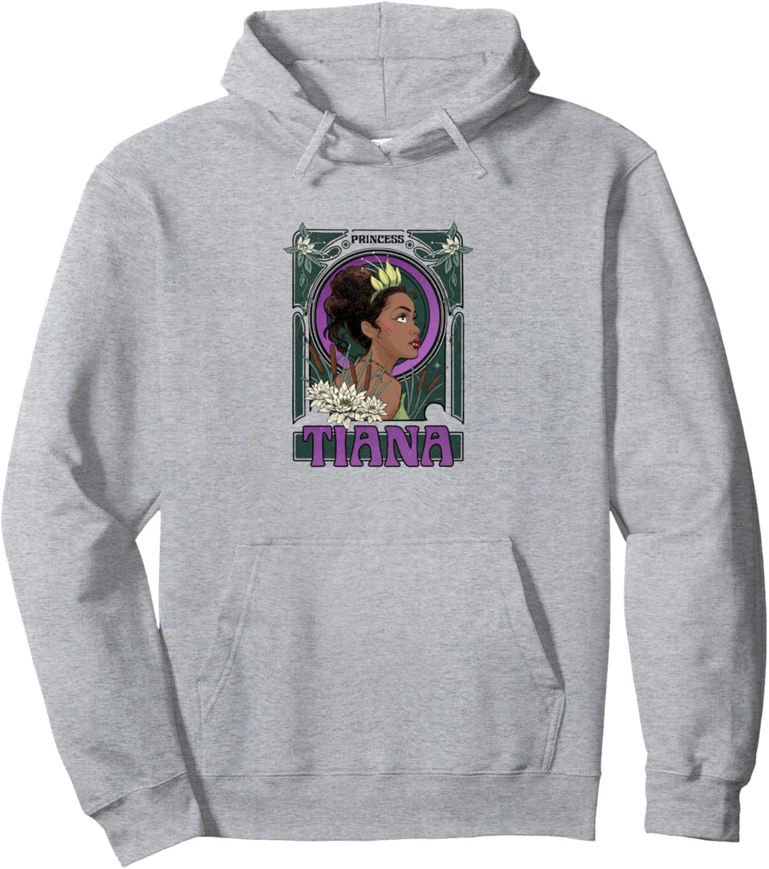 Disney Princess & The Frog Tiana Stained Glass Portrait Pullover Hoodie
