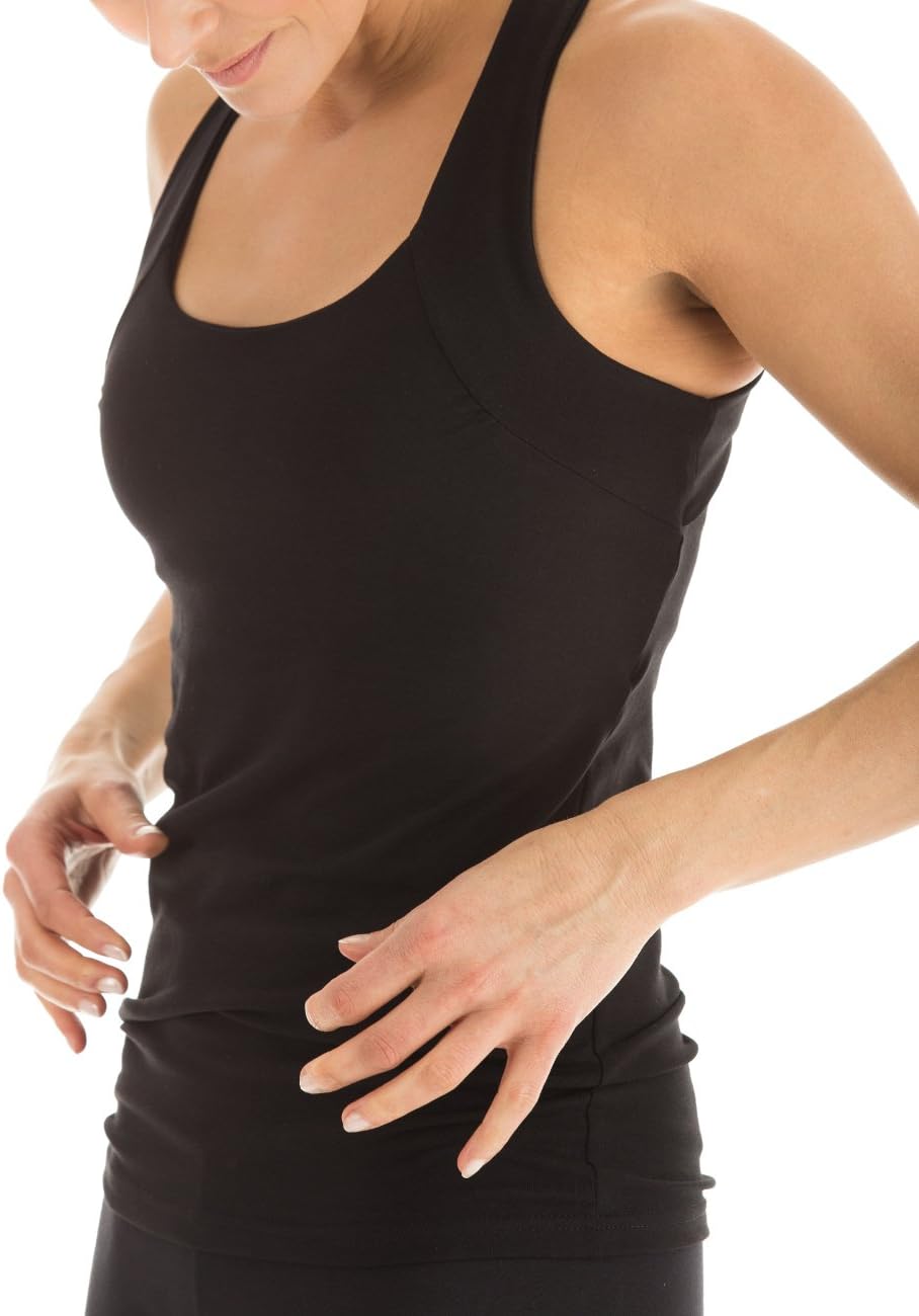 Winshape Damen Cross Back Top Modern S Schwarz, Modern S Schwarz