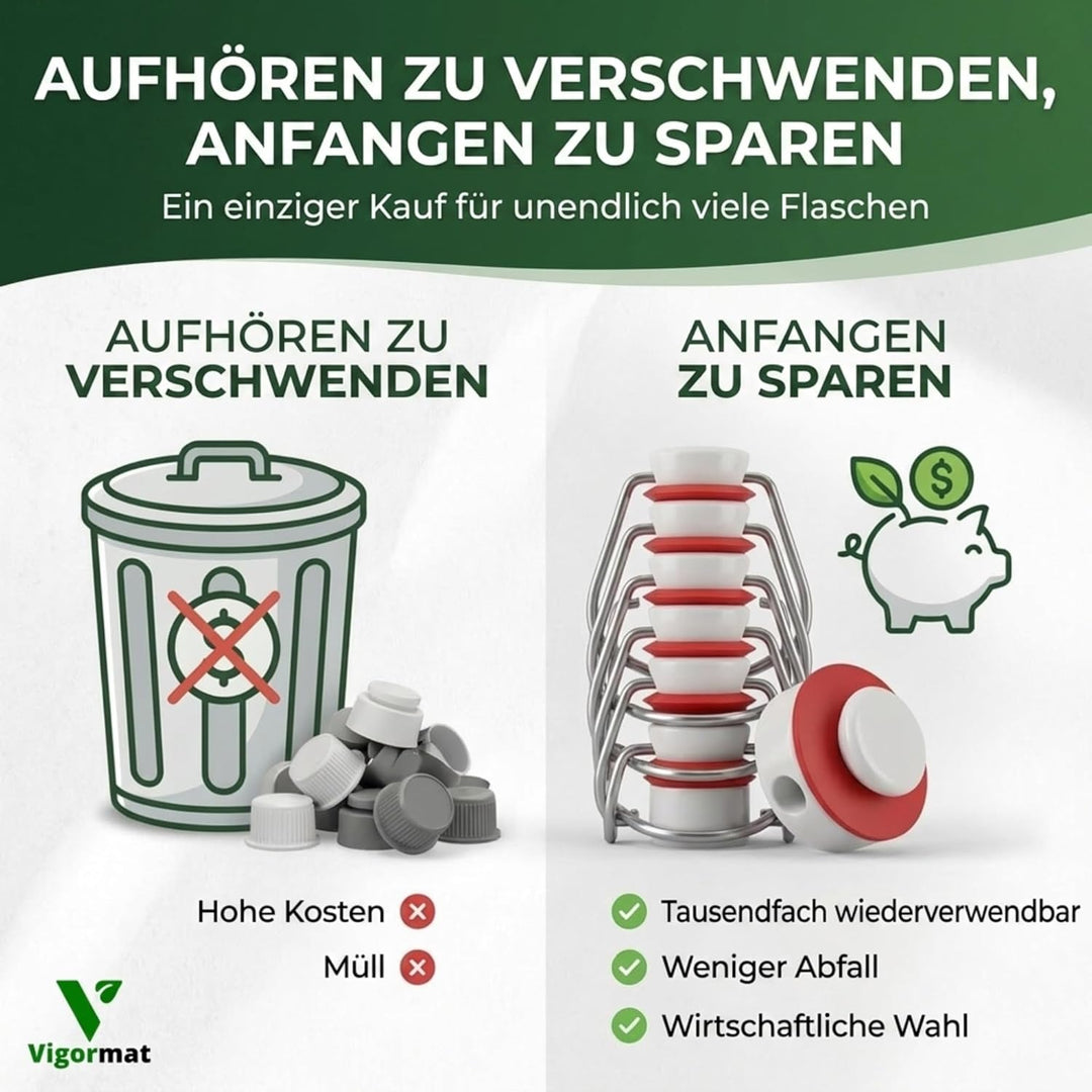 Flaschenverschluss Bierflaschen mit Bügelverschluss, Flaschen Bügelverschluss mit Gummidichtung, Luf
