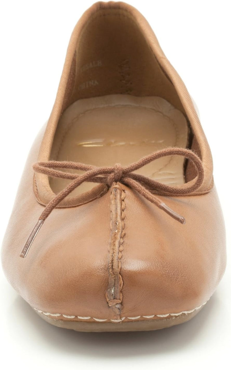 Clarks Damen Freckle Ice Ballerinas 43 EU Dark Tan Lea, 43 EU Dark Tan Lea