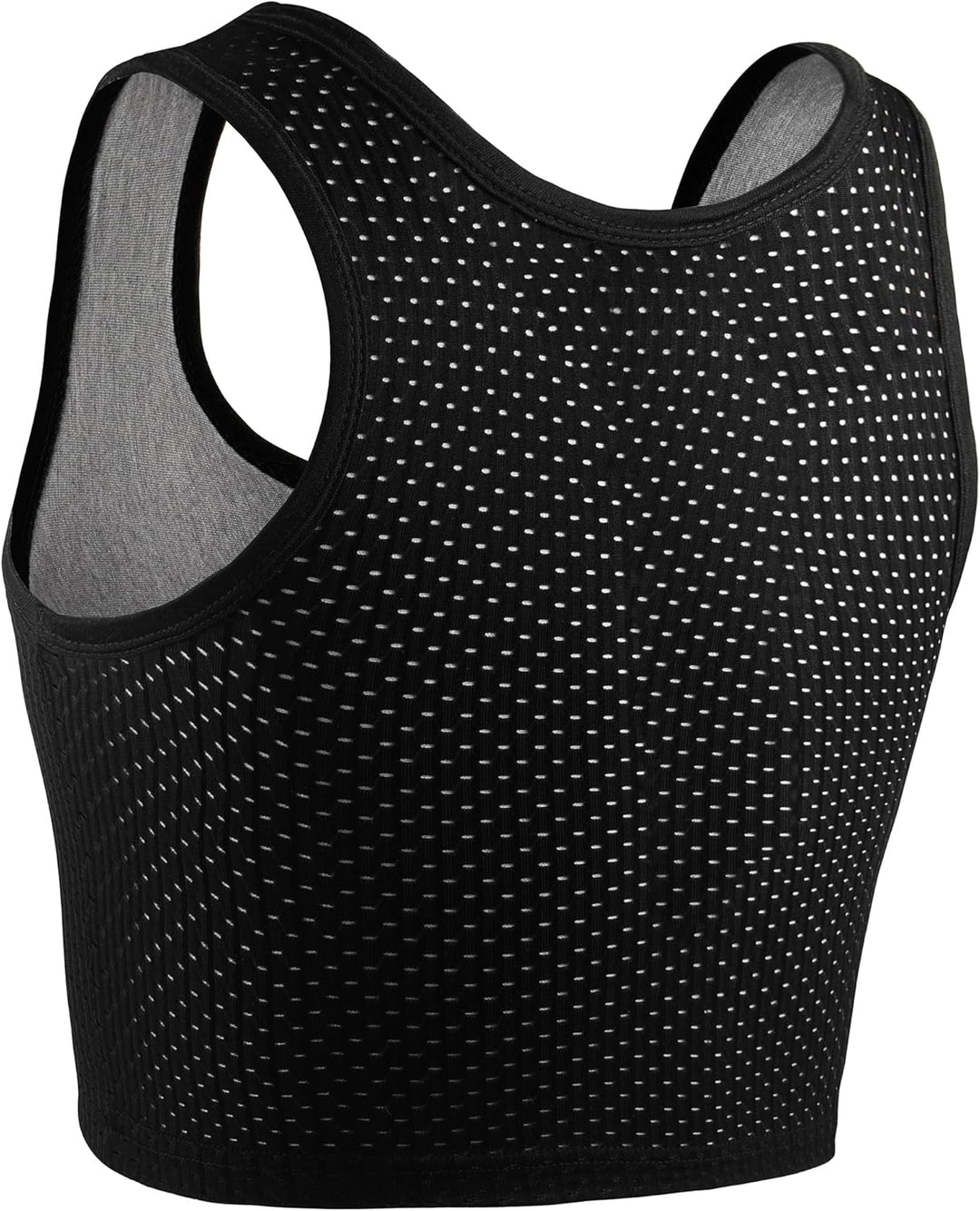 XUJI Brust Binder Atmungsaktive Kompression Binder mit Reissverschluss für Transgender, FTM, Tomboy,