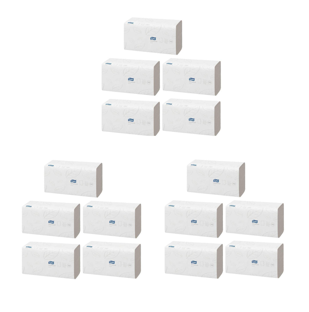 Tork Xpress Multifold Papierhandtücher H2 Advanced weiss - Falthandtücher 2-lagig & saugstark - Hand