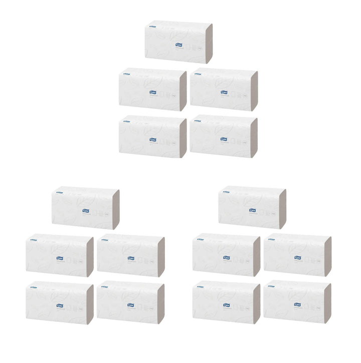 Tork Xpress Multifold Papierhandtücher H2 Advanced weiss - Falthandtücher 2-lagig & saugstark - Hand