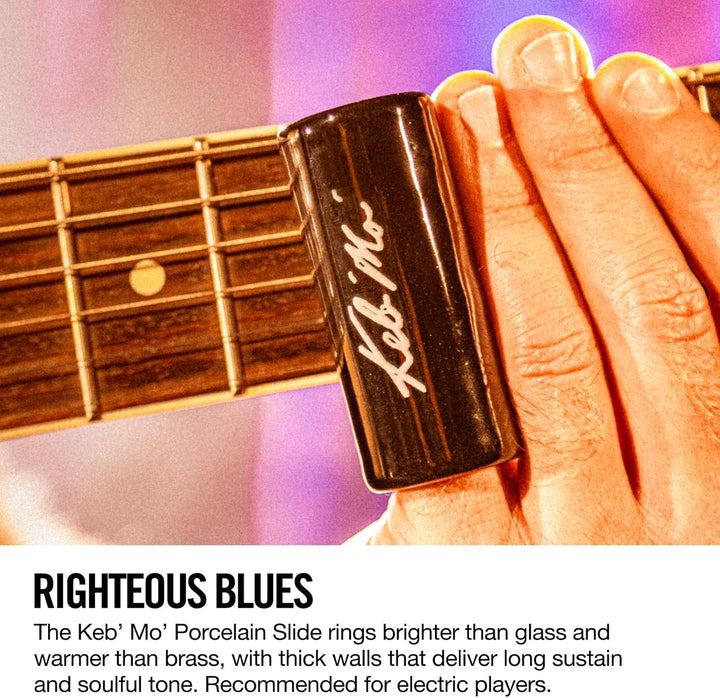 Bottleneck Jim Dunlop Mudslide Keb' Mo' porcelaine 20x31x70mm