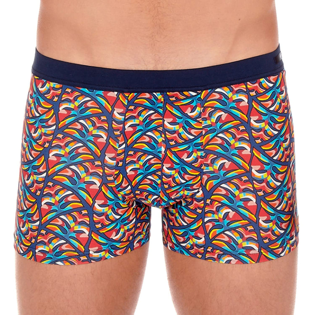 WUKX Herren TURBIE Comfort Boxer Briefs Retroshorts, Imprimé abstrait Multico, Standard