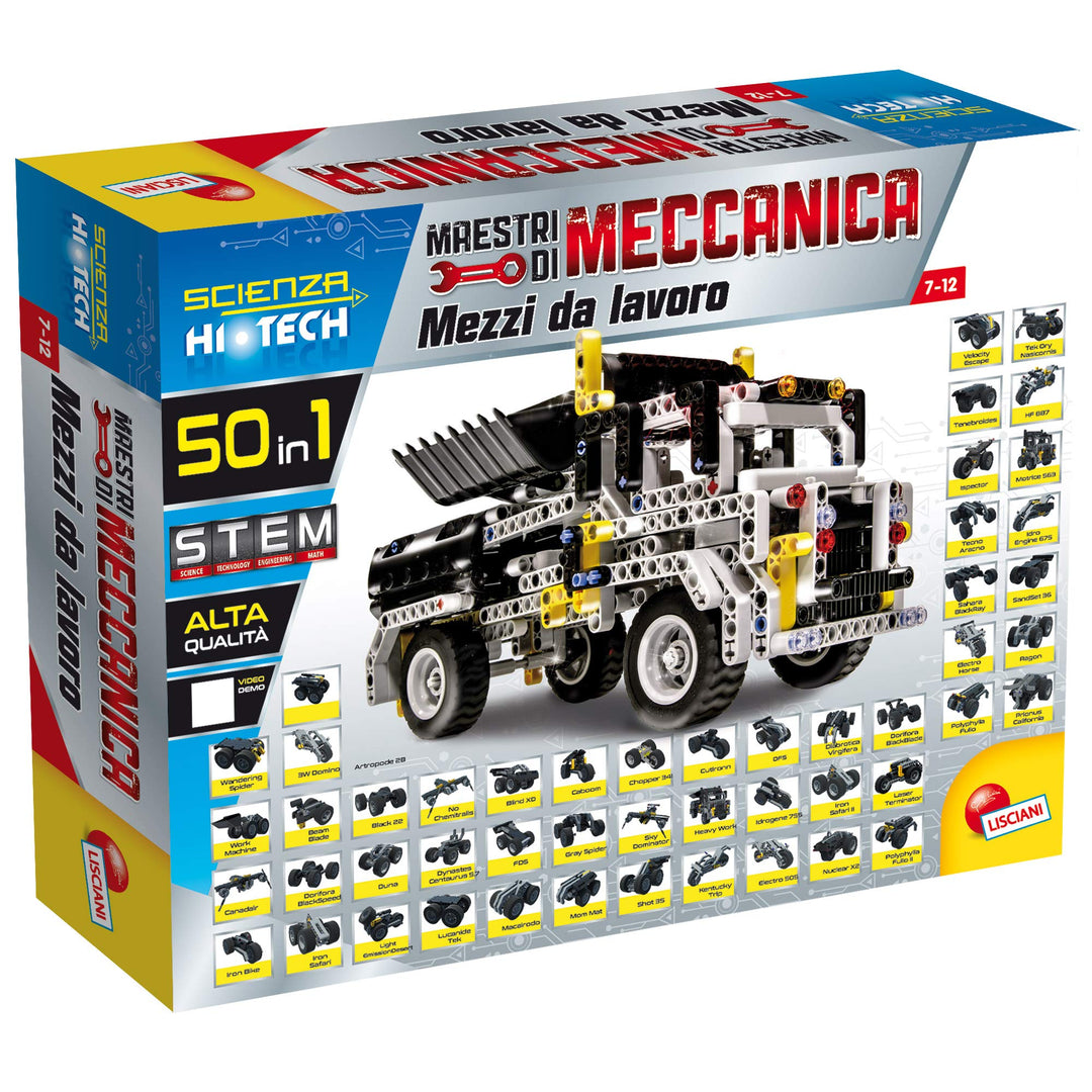 Liscianigiochi 68753 Wissenschaft Hi Tech Mechaniker Meister Arbeitsmitteln, Mehrfarbig, Arbeitsmitt