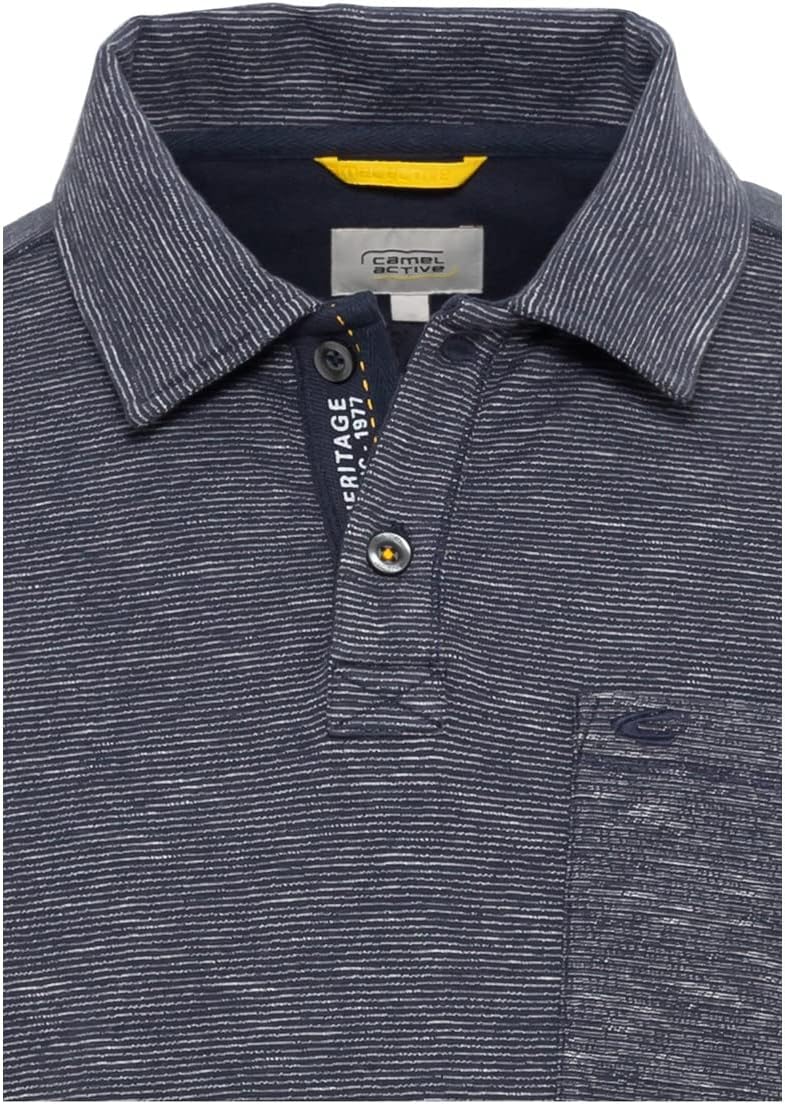 Camel Active Herren 409860/8p51 Polohemd S Night Blue, S Night Blue