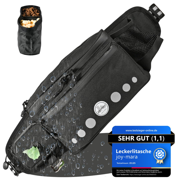Leckerlitasche für Hunde - wasserdichte Hunde Leckerlitasche & Bauchtasche Hundetraining, Gassi Tasc