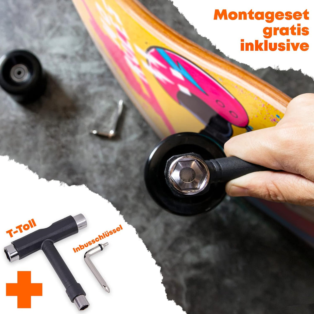UpTone360 Skateboard: Qualität und Spass auf der Strasse – Dein Board für jeden Style und jedes Alte
