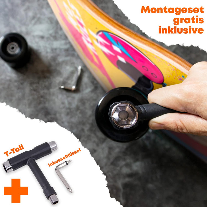 UpTone360 Skateboard: Qualität und Spass auf der Strasse – Dein Board für jeden Style und jedes Alte