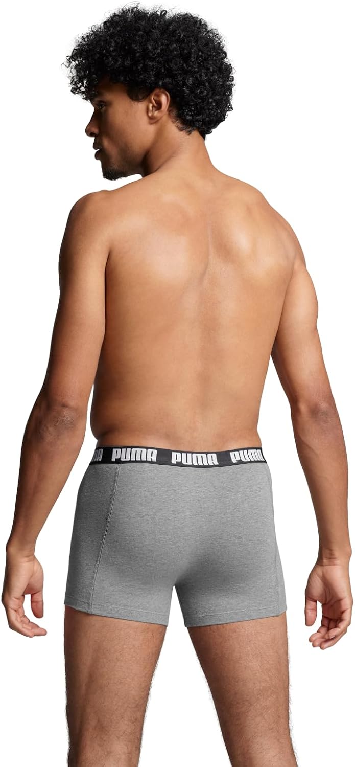 PUMA Herren Boxershorts (3er Pack) M Grey Combo, M Grey Combo