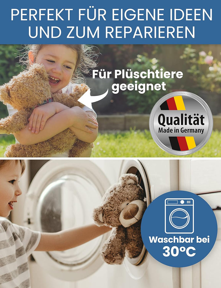 Primaflor - Ideen in Textil 4 kg Füllmaterial Polyesterfasergemisch Watte Kissenfüllung Bastelwatte,