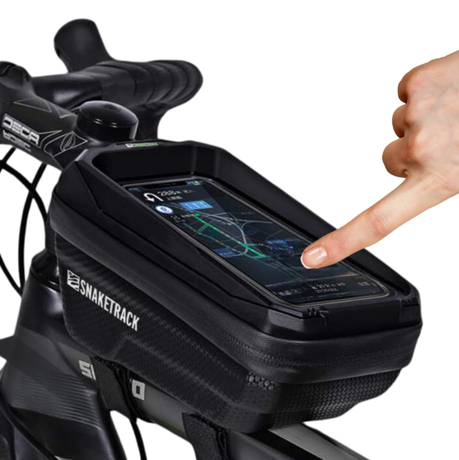 FOREVER Handyhalterung Fahrrad Wasserdicht - Fahrradtasche Rahmen mit Smartphone Fahrrad Handyhalter