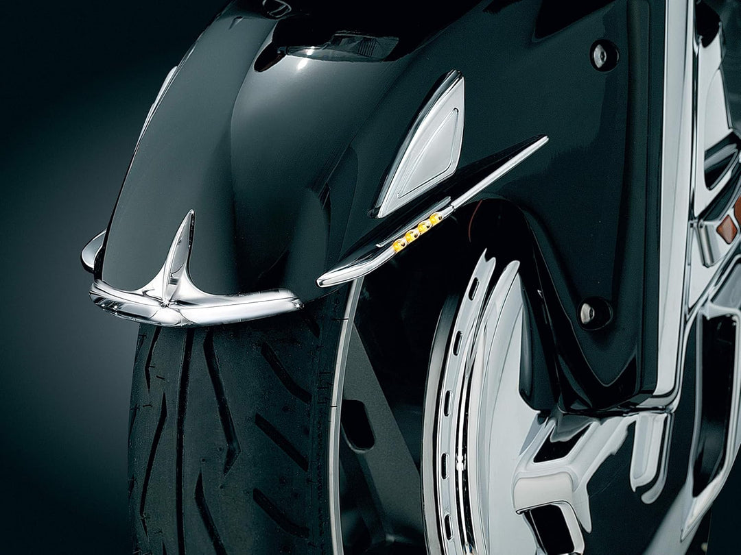 Kuryakyn Motorradzubehör: Front Fender Accent Tip für Honda Gold Wing GL1800, F6B, Valkyrie Motorräd