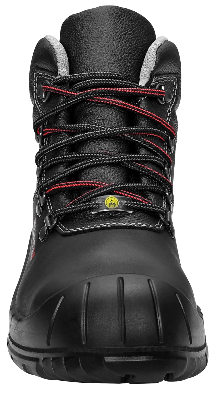 ELTEN Sicherheitsschuhe RENZO GTX XW Mid ESD S3 CI, Herren, Leder, Stahlkappe, leicht, robust, Schwa