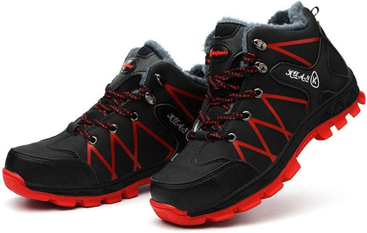 YisiNP Sicherheitsschuhe Herren Damen S3 Winter Arbeitsschuhe mit Stahlkappe Wasserdicht 36 EU Schwa