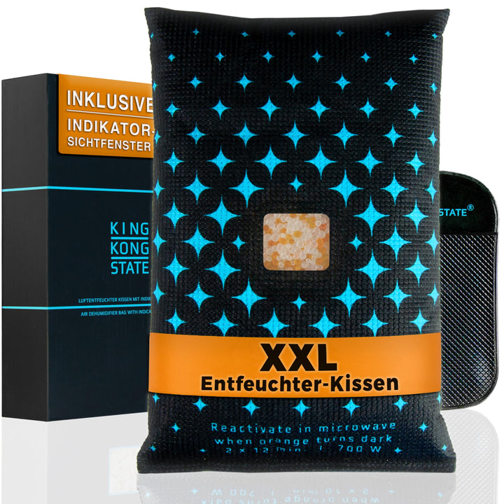 Luftentfeuchter für Autos - XXL Entfeuchter-Kissen 1,2kg für beschlagene Autoscheiben - mit Indikato