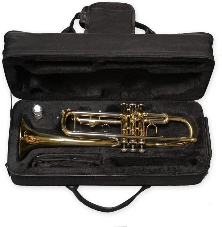 Tuyama® TTR-171 B-Trompete aus Messing - komplett mit Mundstück, Koffer und Zubehör