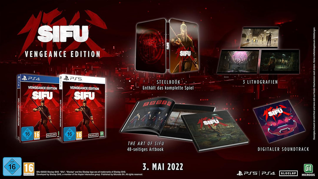 SIFU (Vengeance Edition) - [Playstation 4] PlayStation 4 Vengeance Edition, PlayStation 4 Vengeance