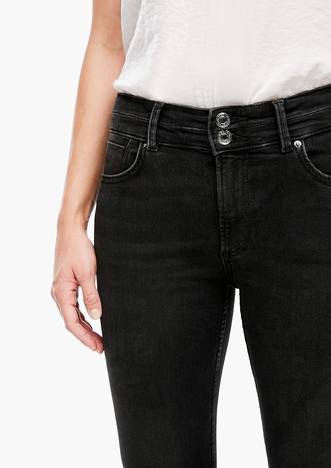 s.Oliver Damen Skinny Jeans 32W / 50L Schwarz (99z8), 32W / 50L Schwarz (99z8)