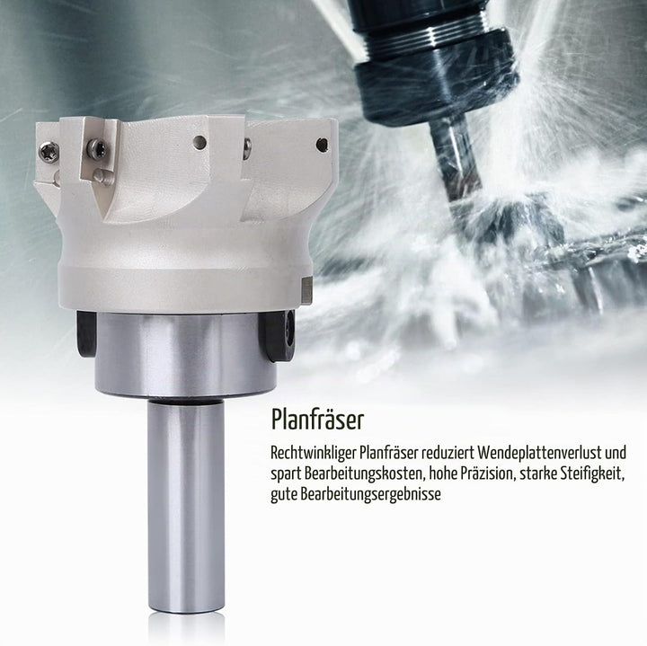 Planfräser, CNC-Fräser-Set Einschliesslich C20-FMB27-Spannzangenhalter, BAP400R-80-27-6-Nutenfräser