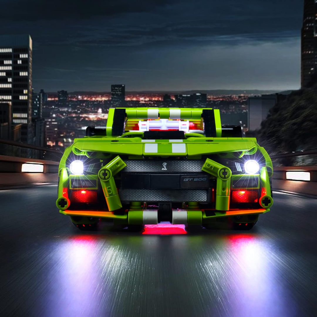 BrickBling Led Beleuchtungsset für Lego Technic Ford Mustang Shelby GT500, Dekorationsbeleuchtungsse