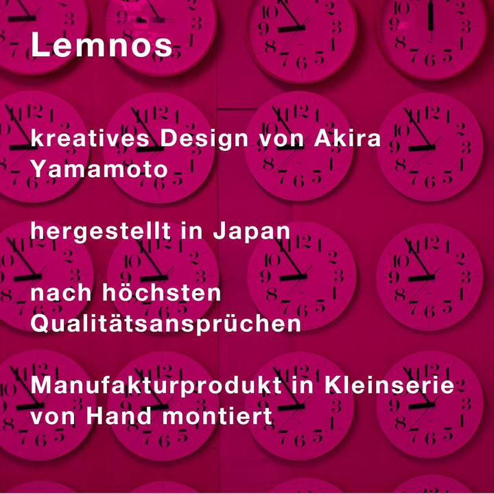 Lemnos Kuckucksuhr PACE/Designer Cuckoo Clock aus Japan/Kuckucksuhr mit Batterie und Lichtsensor/Vog