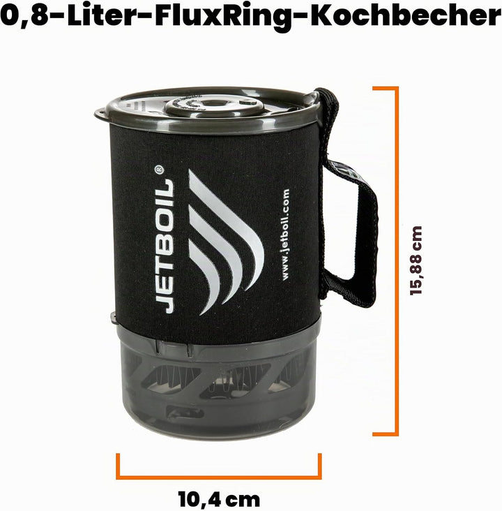 Jetboil micromo Kochen System Kohle Einheitsgrösse, Kohle Einheitsgrösse