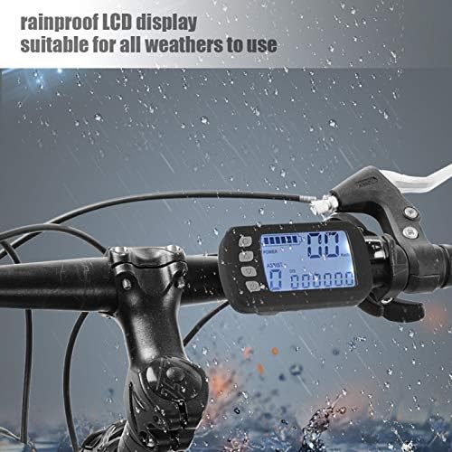 Alomejor Bürstenlos Controller Motor 36V / 48V 250W / 350W E-Bike Motorsteuerung mit LCD-Panel & Sen