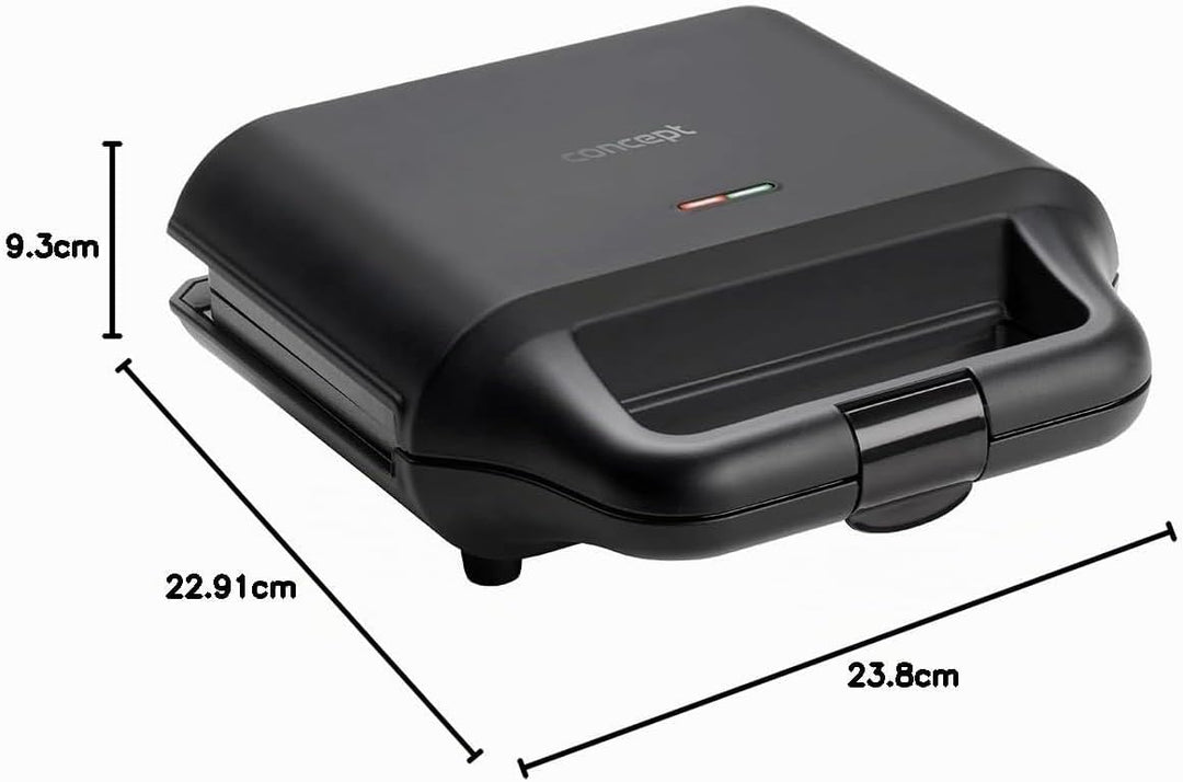SV3055 Sandwich maker with exchange plates 4in1 700 W, Schwarz