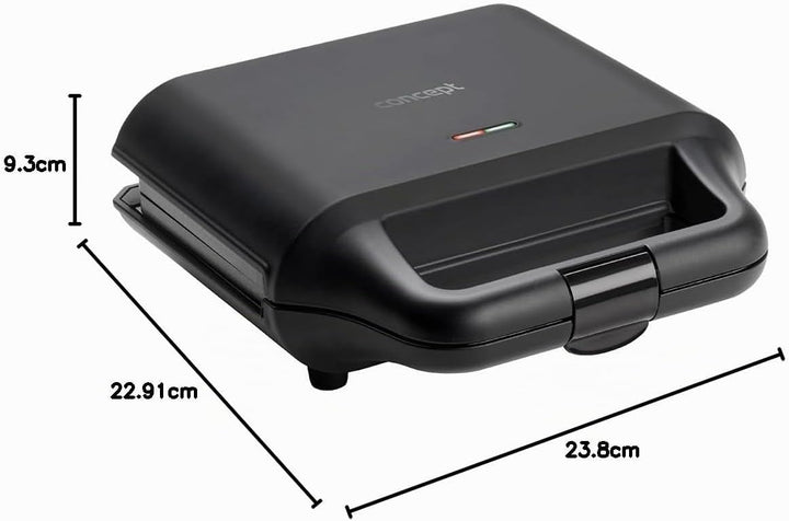 SV3055 Sandwich maker with exchange plates 4in1 700 W, Schwarz
