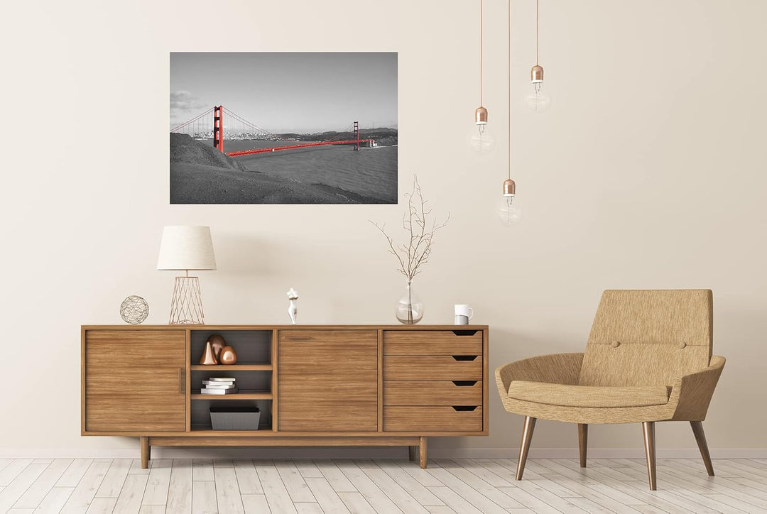 islandburner XXL Bild Poster Golden Gate Bridge San Francisco Usa Premium Bilder Fotodruck Poster 90