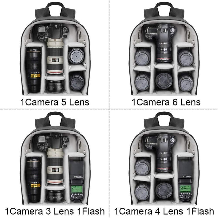 CADeN Kamerarucksack Camera Backpack Wasserabweisend Kameratasche Fototasche Kompatibel mit Sony Can