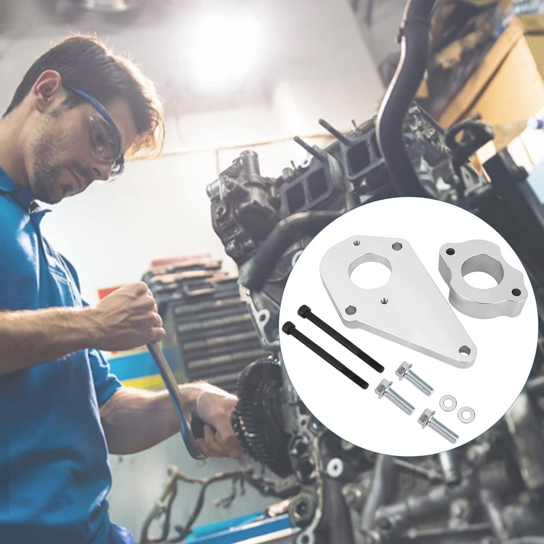 Servolenkungsständer, Edelstahl Servolenkungshalterung Automodifikation für Camaro LS1 5.3L 6.0L 4.8