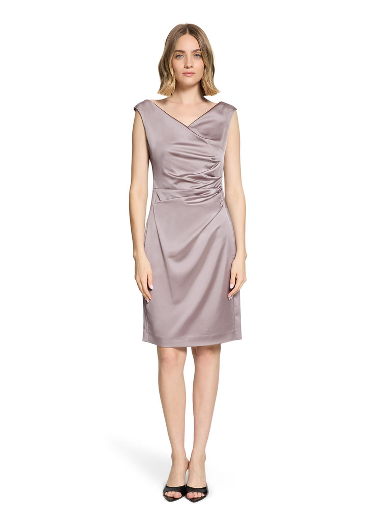Vera Mont Damen Kleid, Braun (Smoky Taupe 7322)