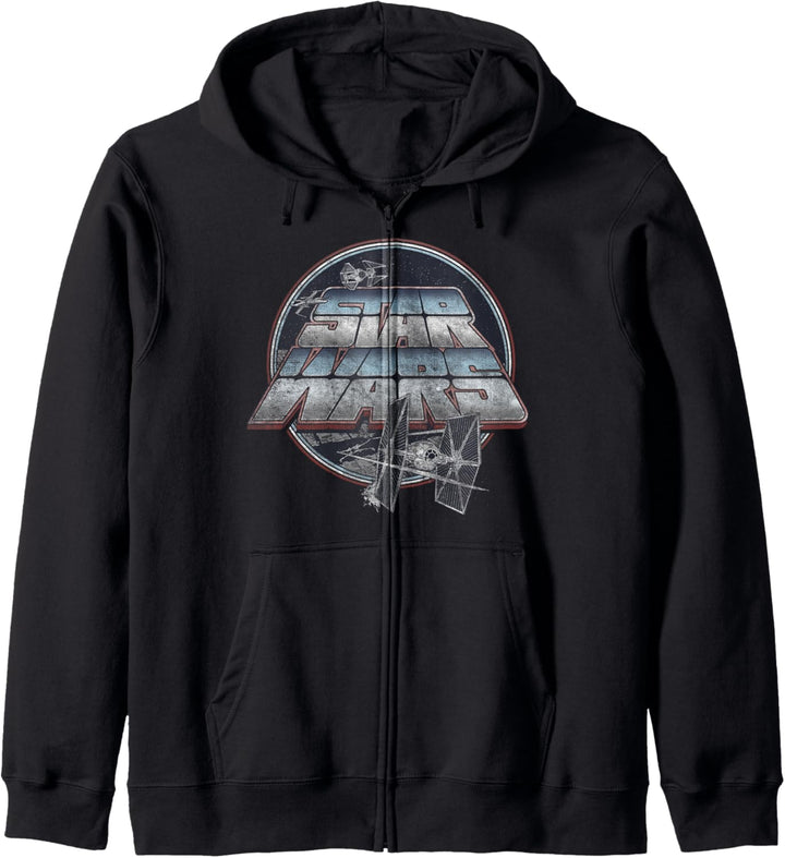 Star Wars Tie Fighter Circle Poster Kapuzenjacke