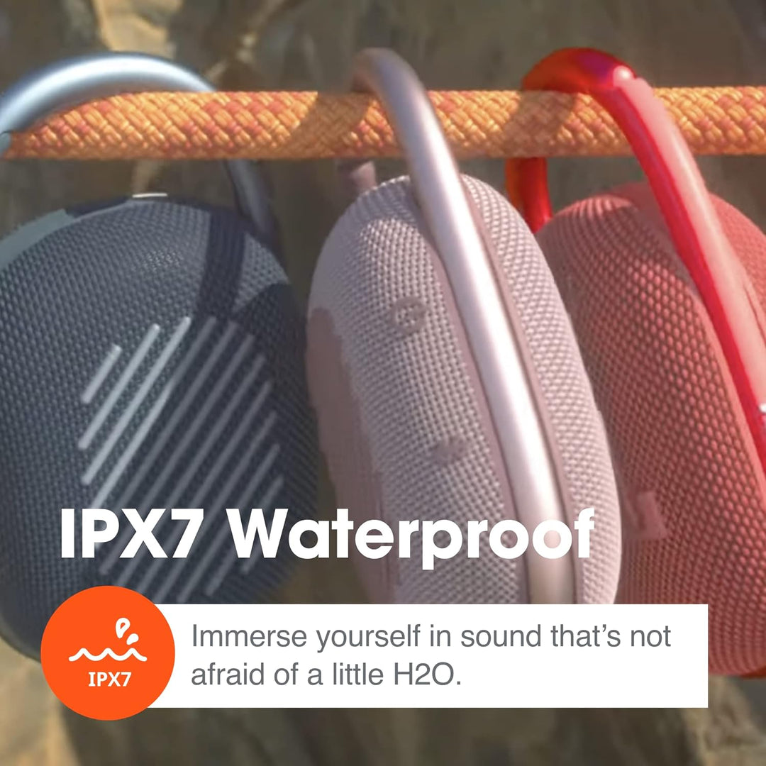 JBL Clip 4 Waterproof Portable Bluetooth Speaker with up to 10 Hours of Battery - Green Grün Clip 4,