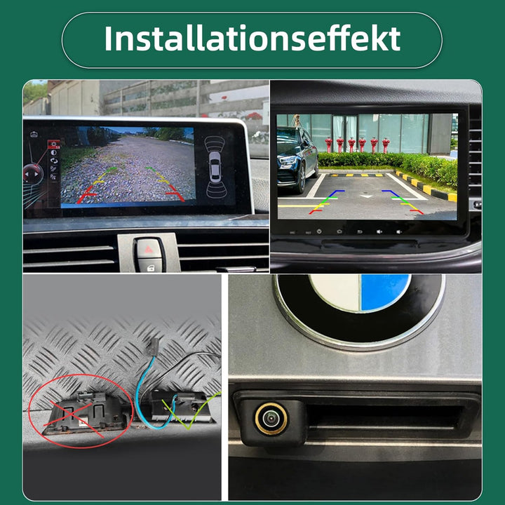AHD 1080P Auto Rückfahrkamera für BMW 3 Series 5 Series X6 E39 E60 E70 E82 E90, 170 Grad Fischaugen,