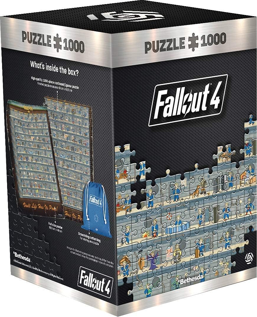 Good Loot GDL23121 Fallout 4 Perk Poster Puzzle, 1000 pcs 1000 pcs Fallout 4 Perk Poster, 1000 pcs F