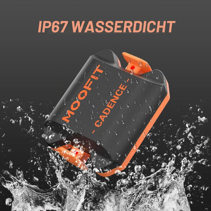 moofit Geschwindigkeitssensor und Trittfrequenzsensor, Bluetooth & ANT+ Kabelloser Geschwindigkeits,