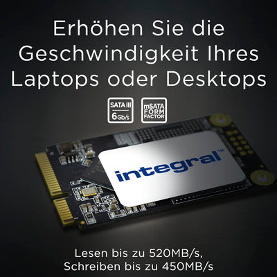 Integral 256GB M.2 SATA III 2242 Interne SSD, bis zu 500MB/s Lesen 400MB/s Schreiben 256GB M.2 2242