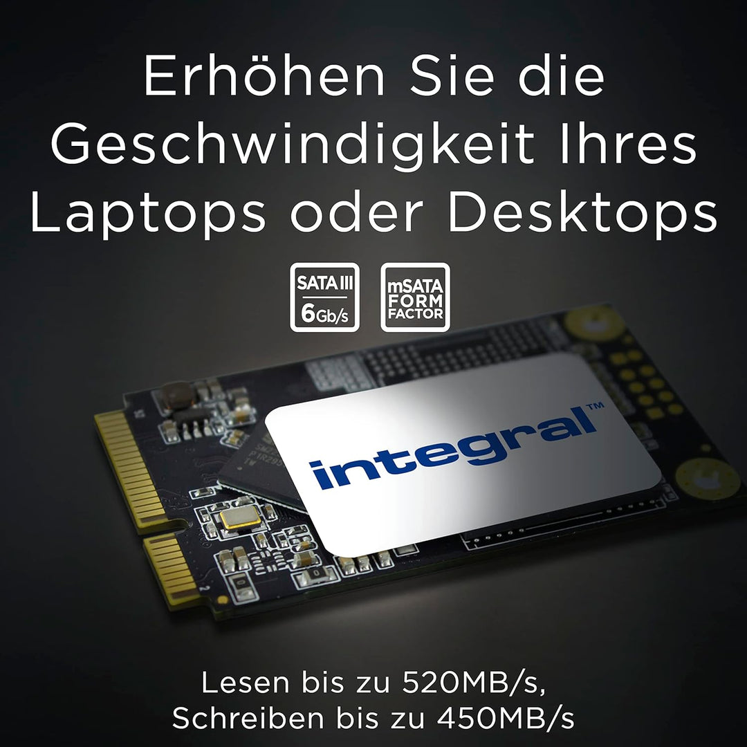 Integral 1TB M.2 SATA III 2242 Interne SSD, bis zu 530MB/s Lesen 475MB/s Schreiben 1TB M.2 2242 SATA