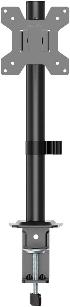 LogiLink Monitor Tischhalterung für 17–32" Bildschirme, 10 kg max., Armlänge 202 mm, VESA 75x75/100x