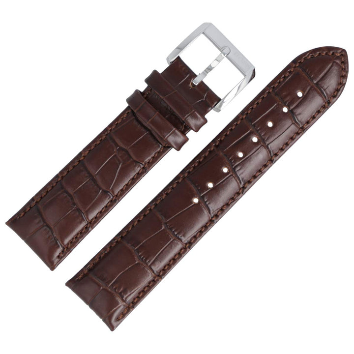 Hugo Boss - Uhrenarmband 22 mm Leder Kroko Braun 659302267