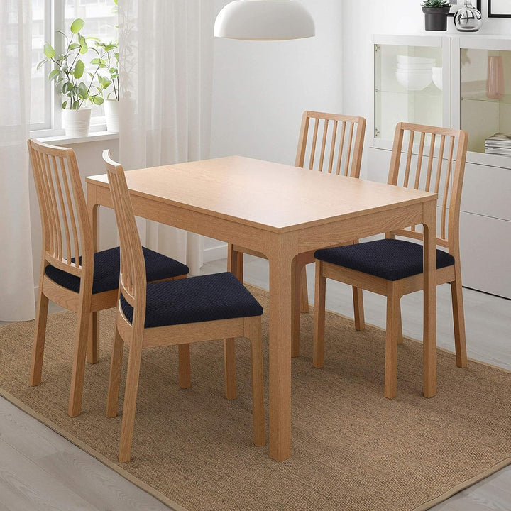Homaxy Stuhlbezug Sitzfläche 6er Set, Stretch Bezug für Stühle Sitzbezüge für Esszimmerstühle Abwasc