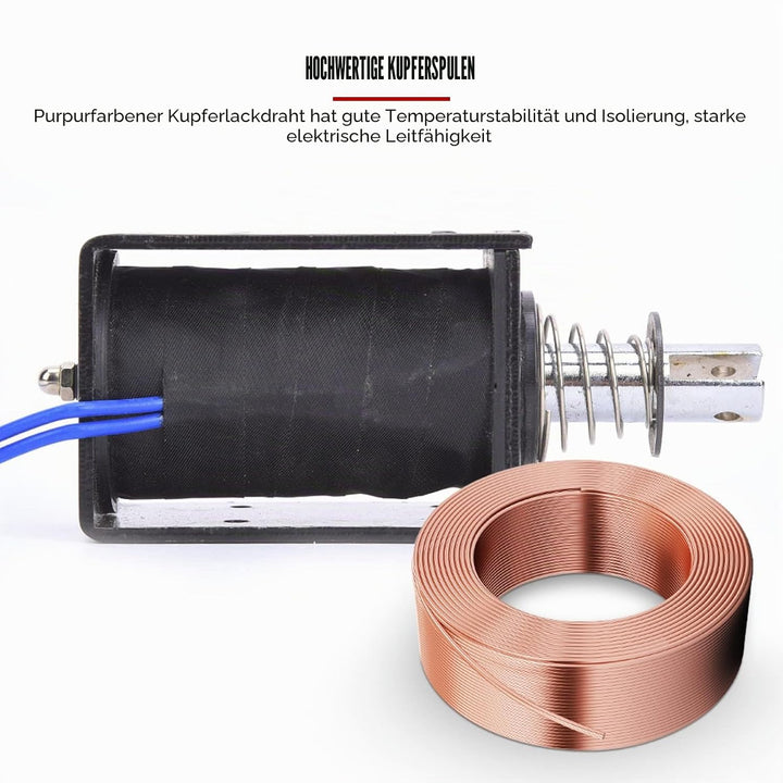 DC-Magnet-Elektromagnet, JF-1683B Push-Pull-Typ DC-Magnet-Elektromagnet 78,4 N 24 V DC 20 mm Hub