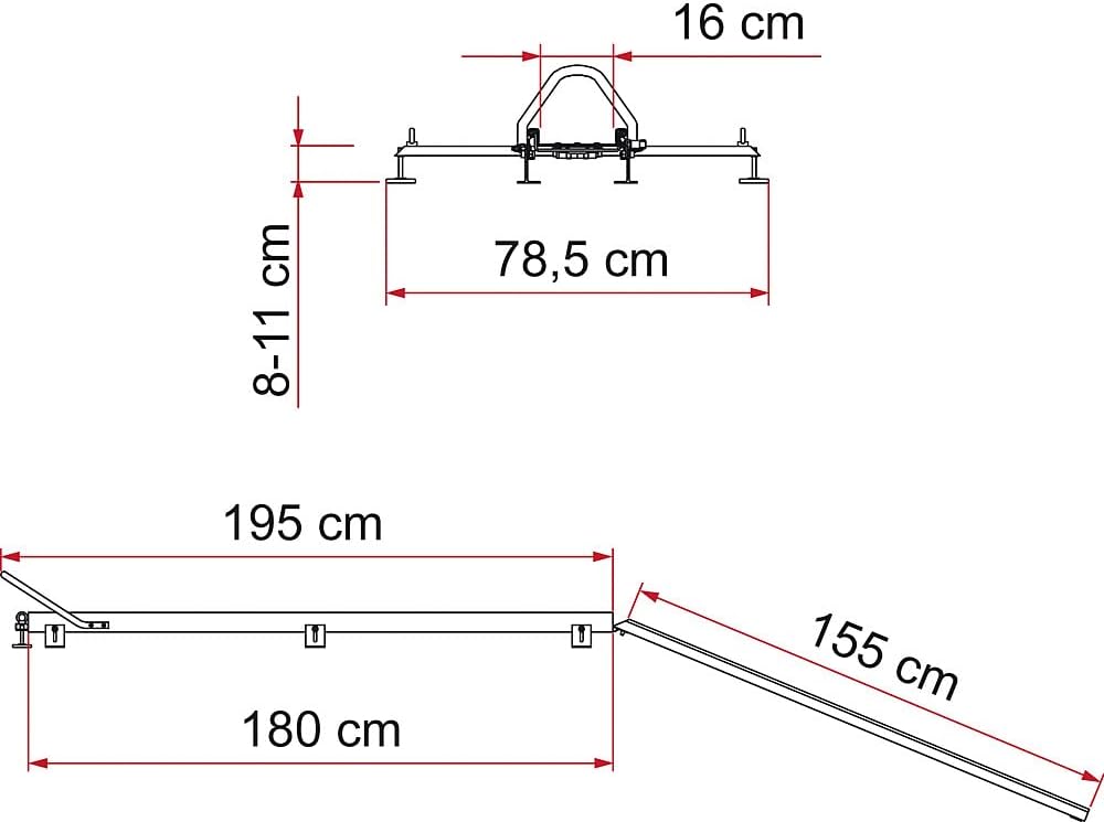 Fiamma Carry Moto Pro Gleitsystem