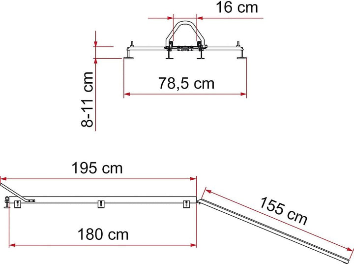 Fiamma Carry Moto Pro Gleitsystem