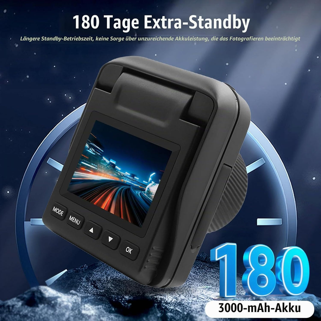 4K Zeitraffer Kamera, 3200W, IP66 wasserdichte Zeitrafferkamera mit 6 Monate Akkulaufzeit, 64GB TF-K