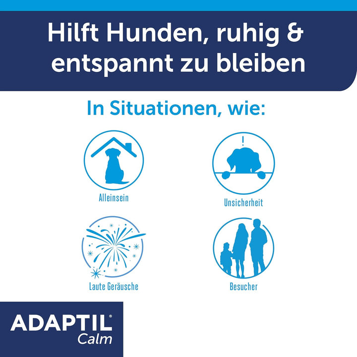 ADAPTIL Calm Vorteilspack für Hunde | 3X Nachfüllflakon | Pheromone zur Förderung des Wohlbefindens